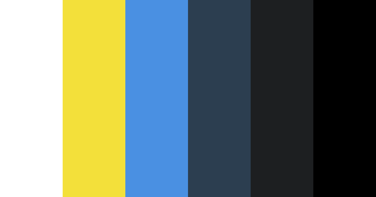 Download yellow and blue darkness color palette PNG image (landscape)