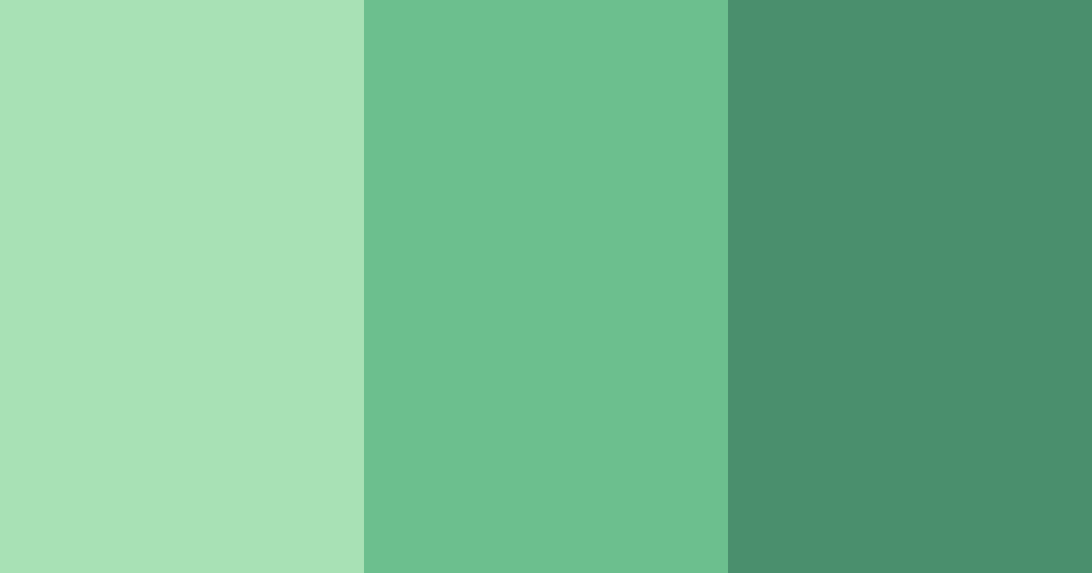 Download minty oasis color palette PNG image (landscape)