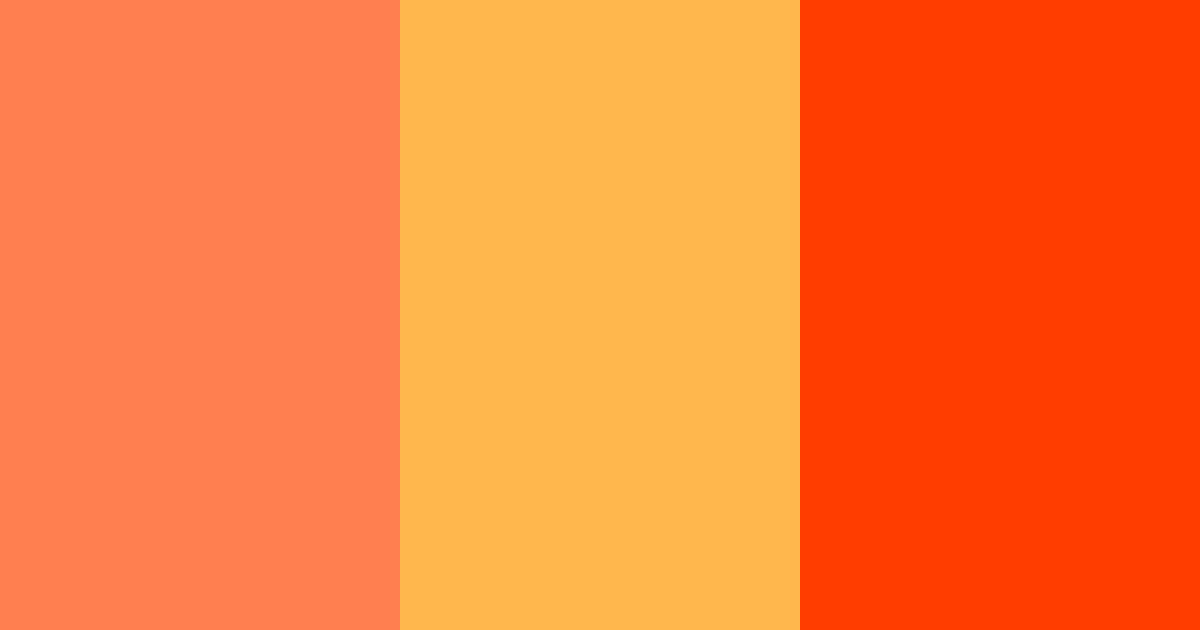 Download coral pop color palette PNG image (landscape)