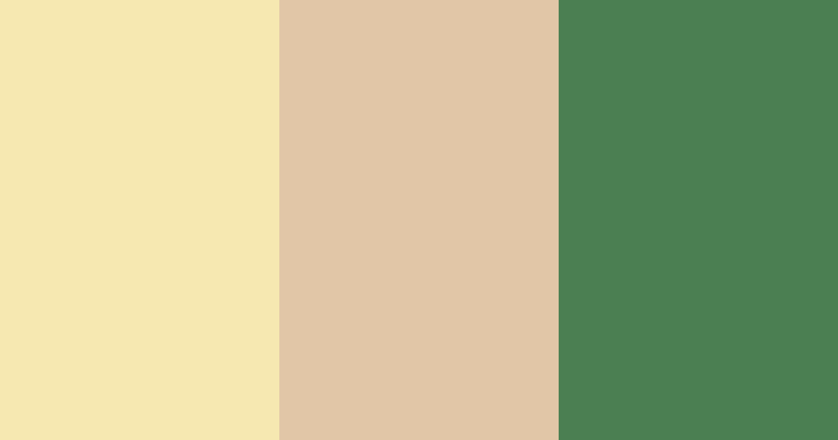 Download lemon sand forest color palette PNG image (landscape)