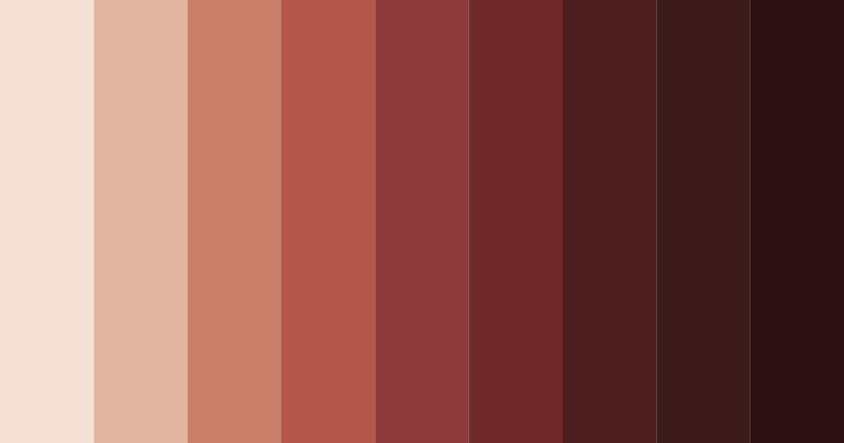 Download rustic red color palette PNG image (landscape)