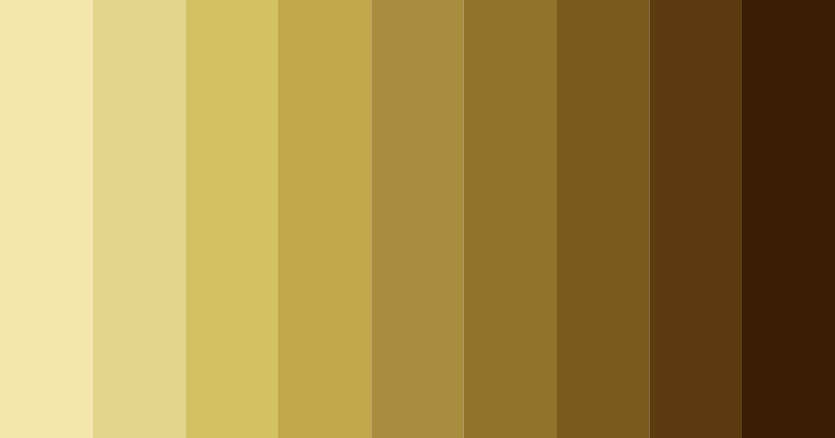 Download shades of brown color palette PNG image (landscape)