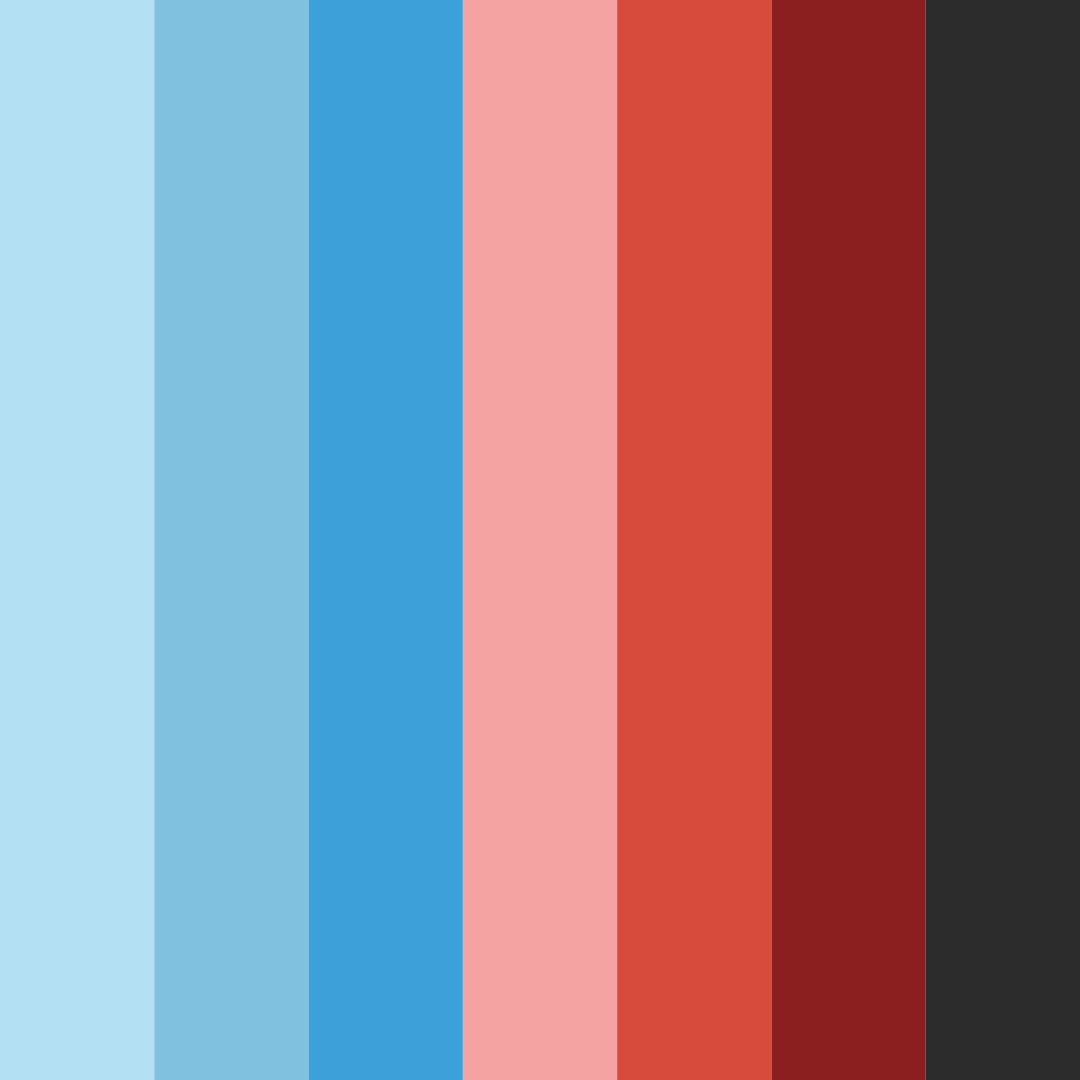 Download crimson sky color palette PNG image (square)