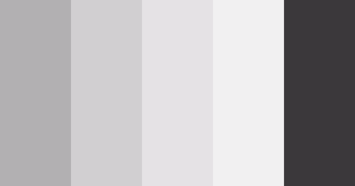 Download shades of grey color palette PNG image (landscape)