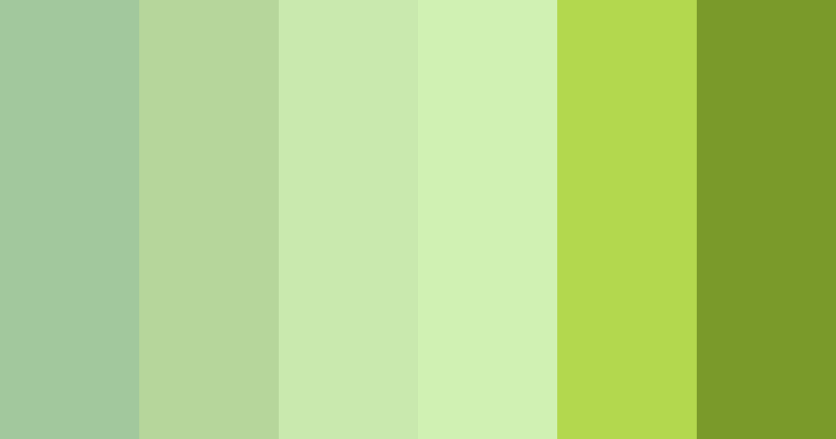 Download lush meadow dreams color palette PNG image (landscape)