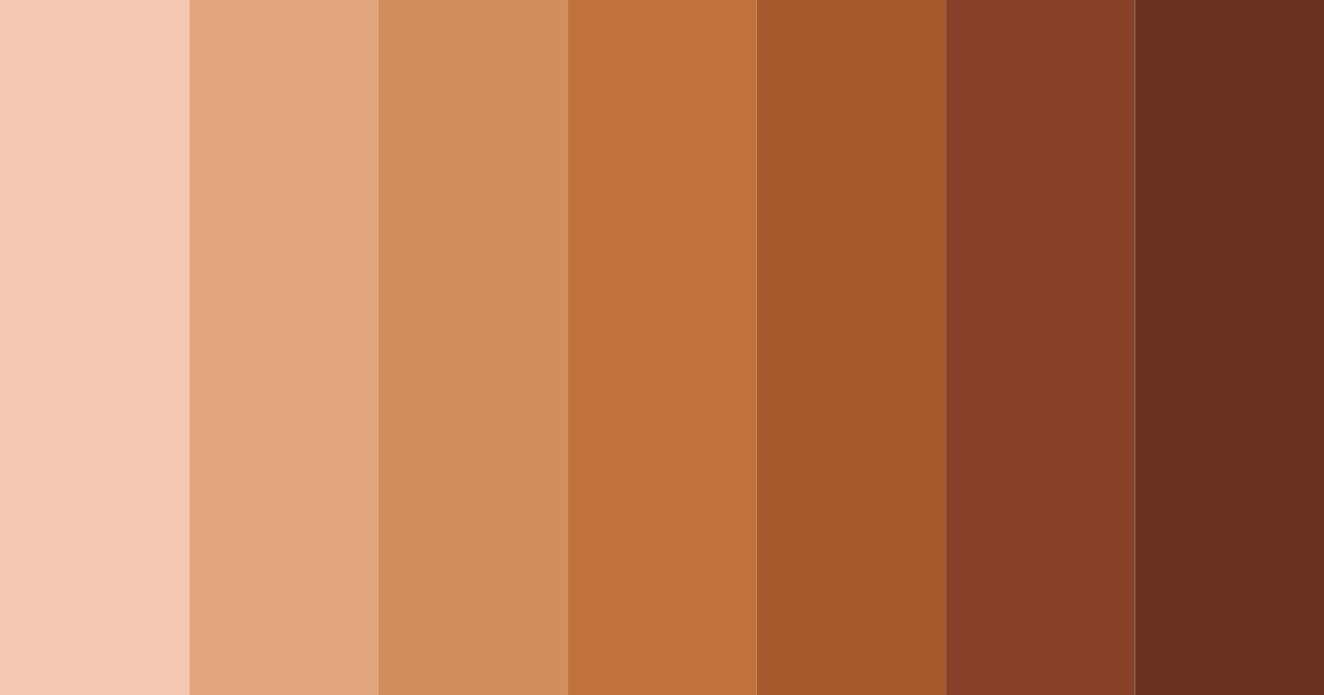 Download rusty shades color palette PNG image (landscape)