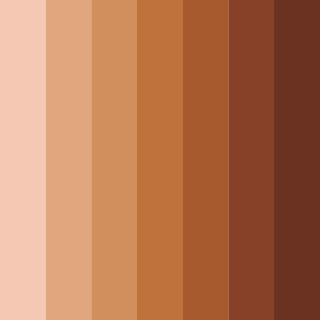 Download rusty shades color palette PNG image (square)