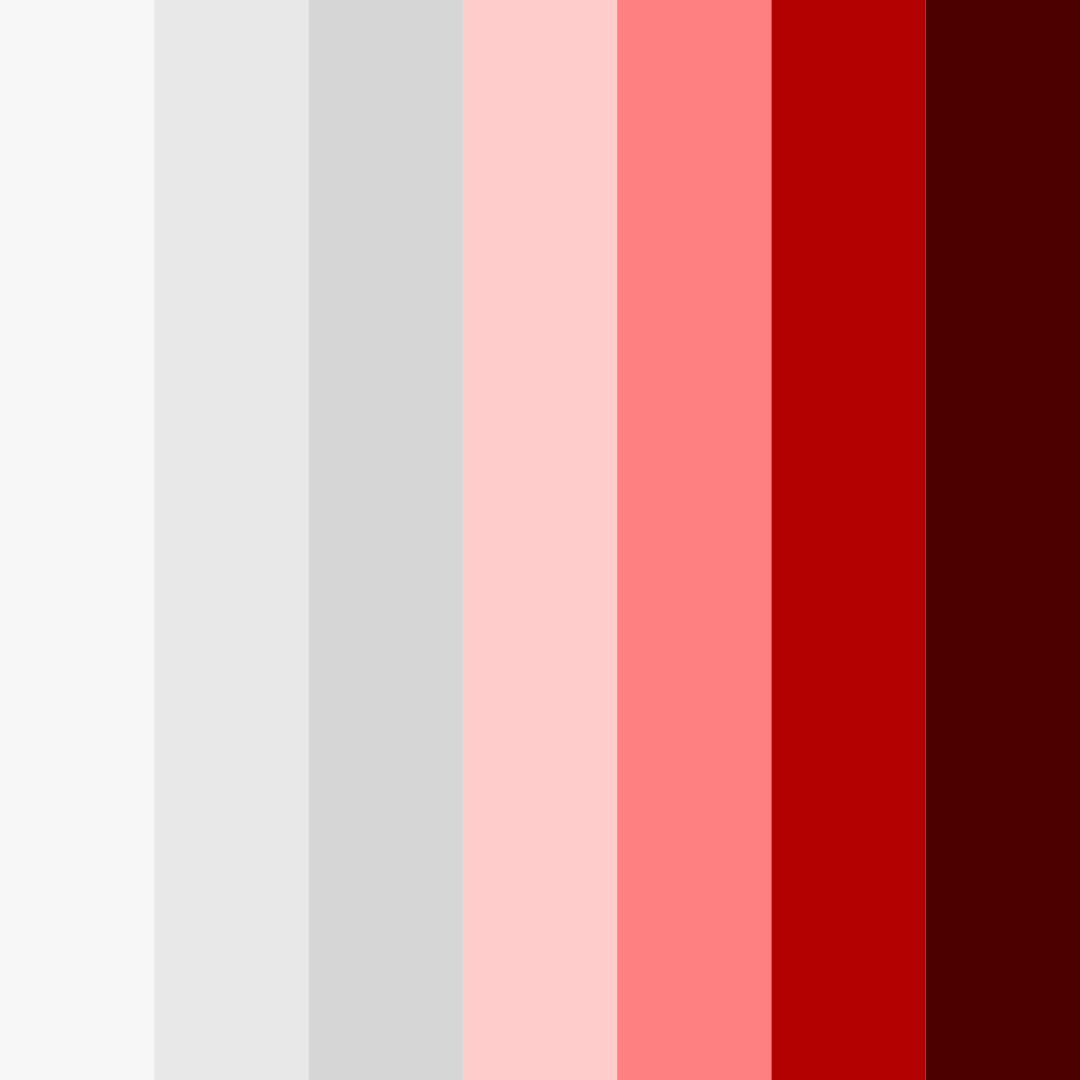 Download red shades of gray color palette PNG image (square)