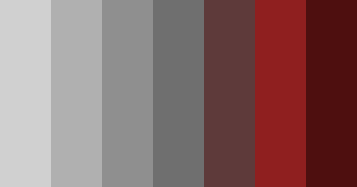 Download gray and dark red fusion color palette PNG image (landscape)