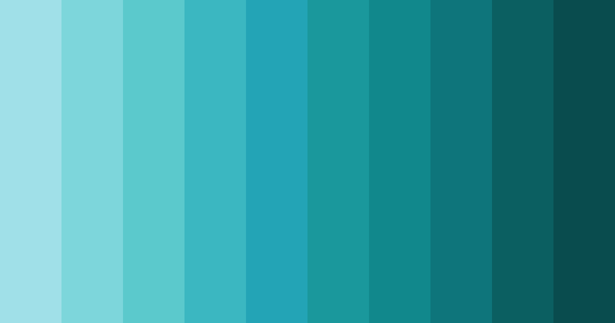 Download aqua dreams color palette PNG image (landscape)
