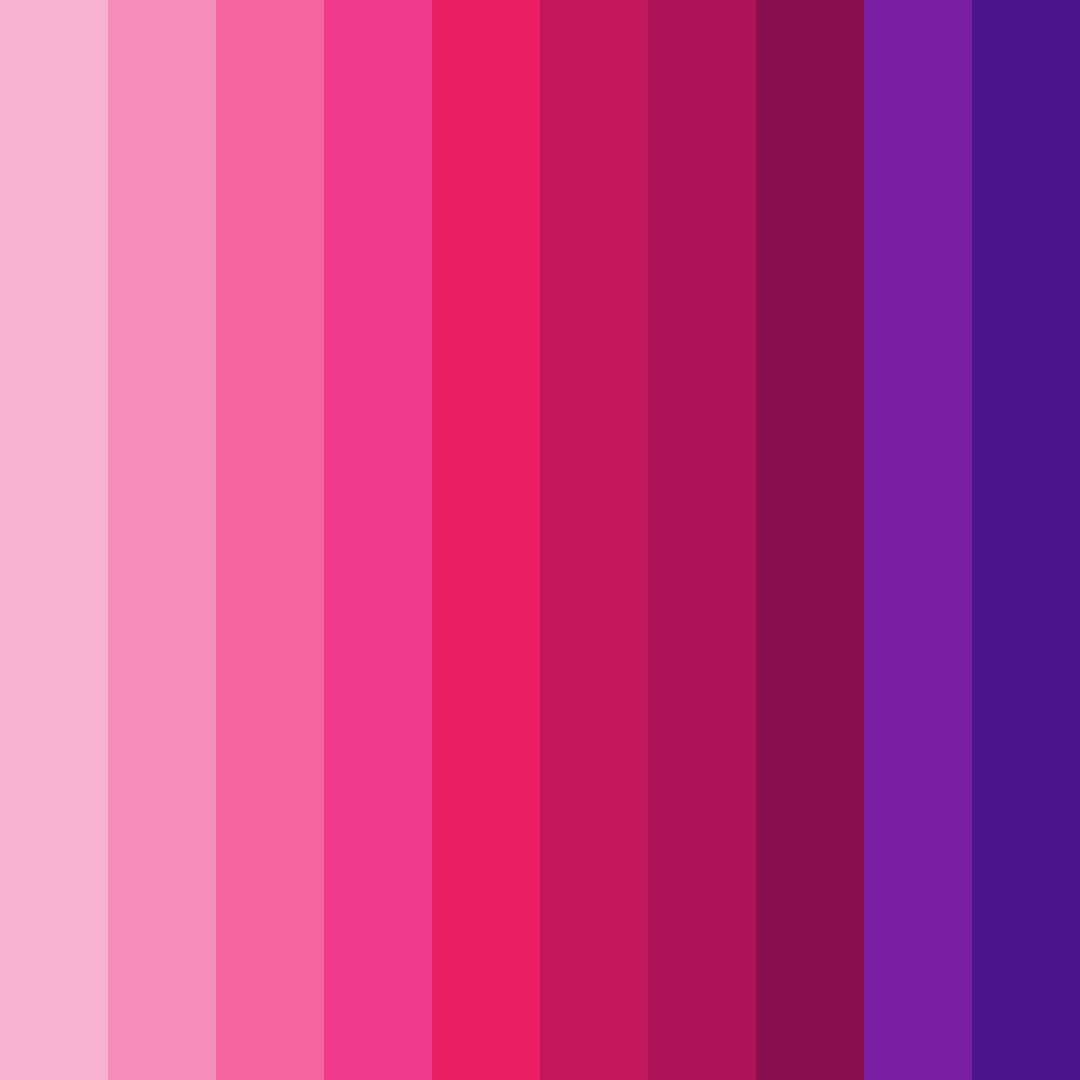 Download bright fuchsia color palette PNG image (square)