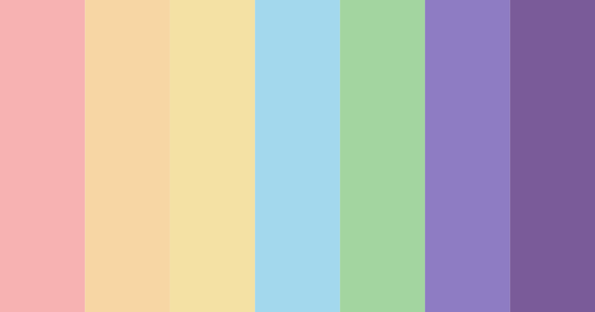 Download colorful pink color palette PNG image (landscape)