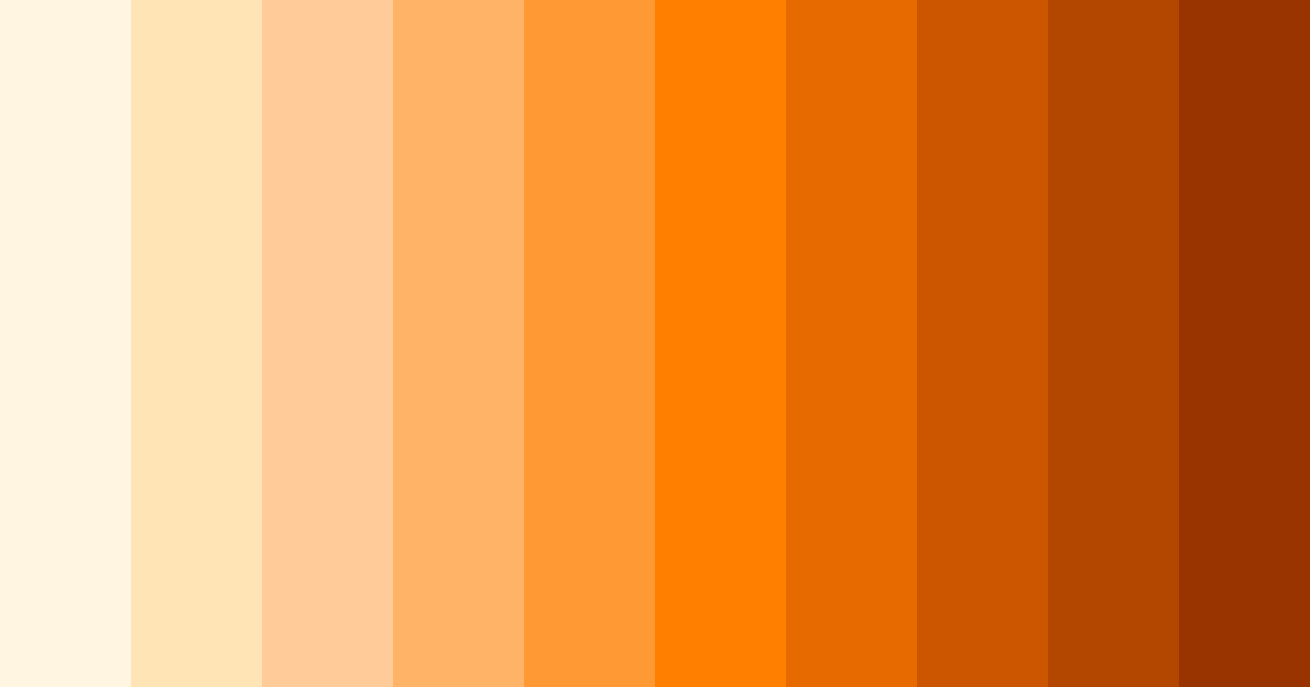 Download creamy sunrise color palette PNG image (landscape)