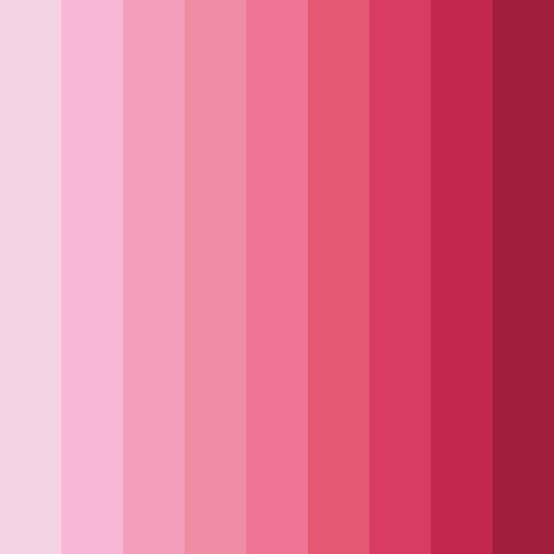 Download whimsical blossoms color palette PNG image (square)