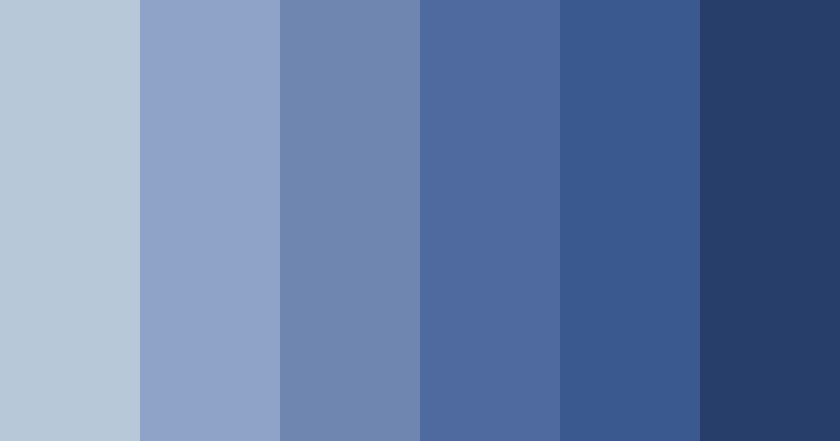 Download blue horizon color palette PNG image (landscape)