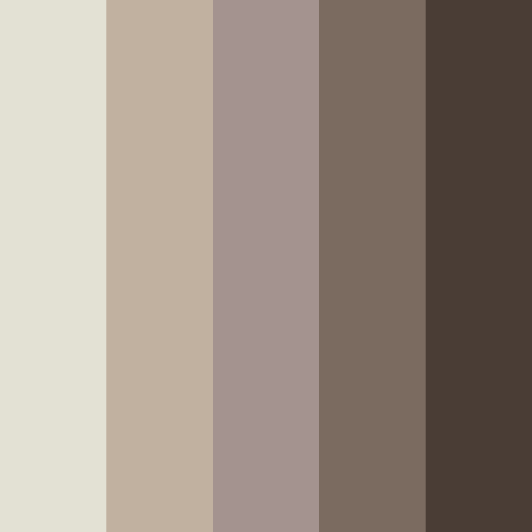 Download muted brown color palette PNG image (square)