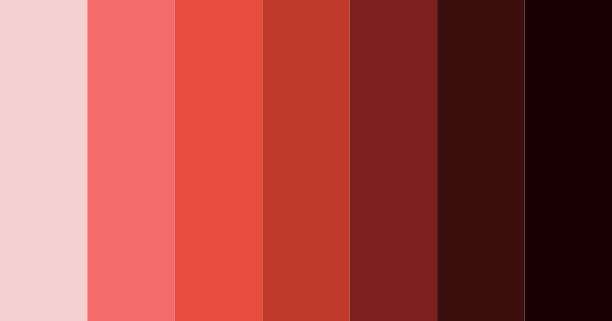 Download red and black elegance color palette PNG image (landscape)