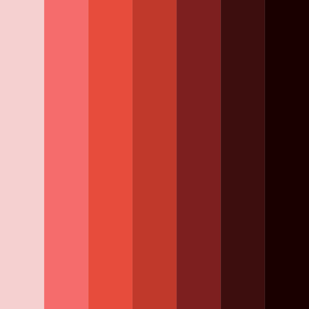 Download red and black elegance color palette PNG image (square)