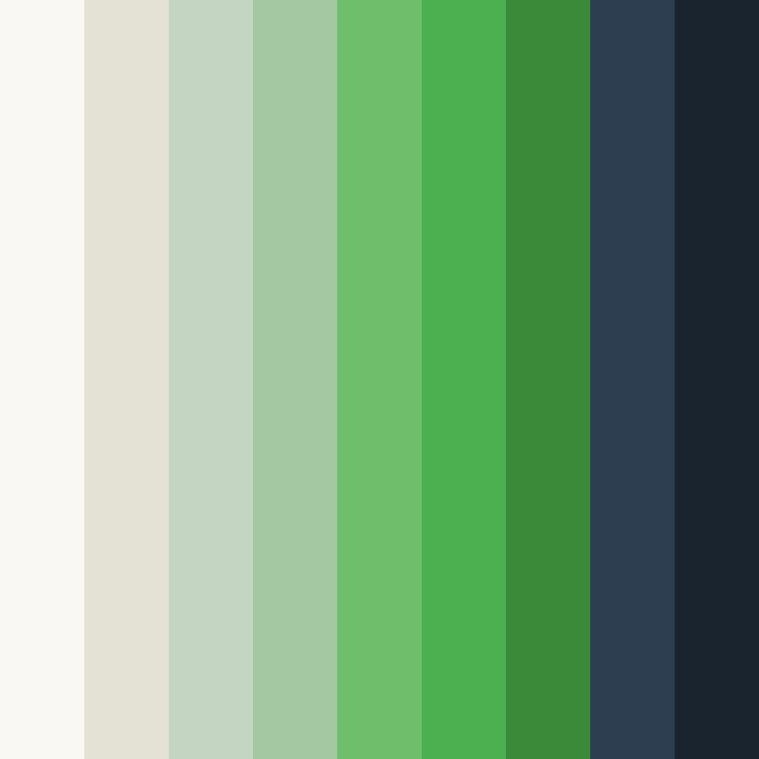 Download blue green harmony color palette PNG image (square)