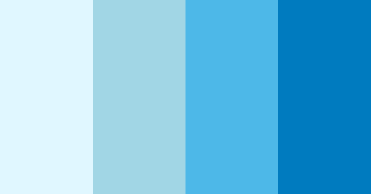 Download blue and white breeze color palette PNG image (landscape)