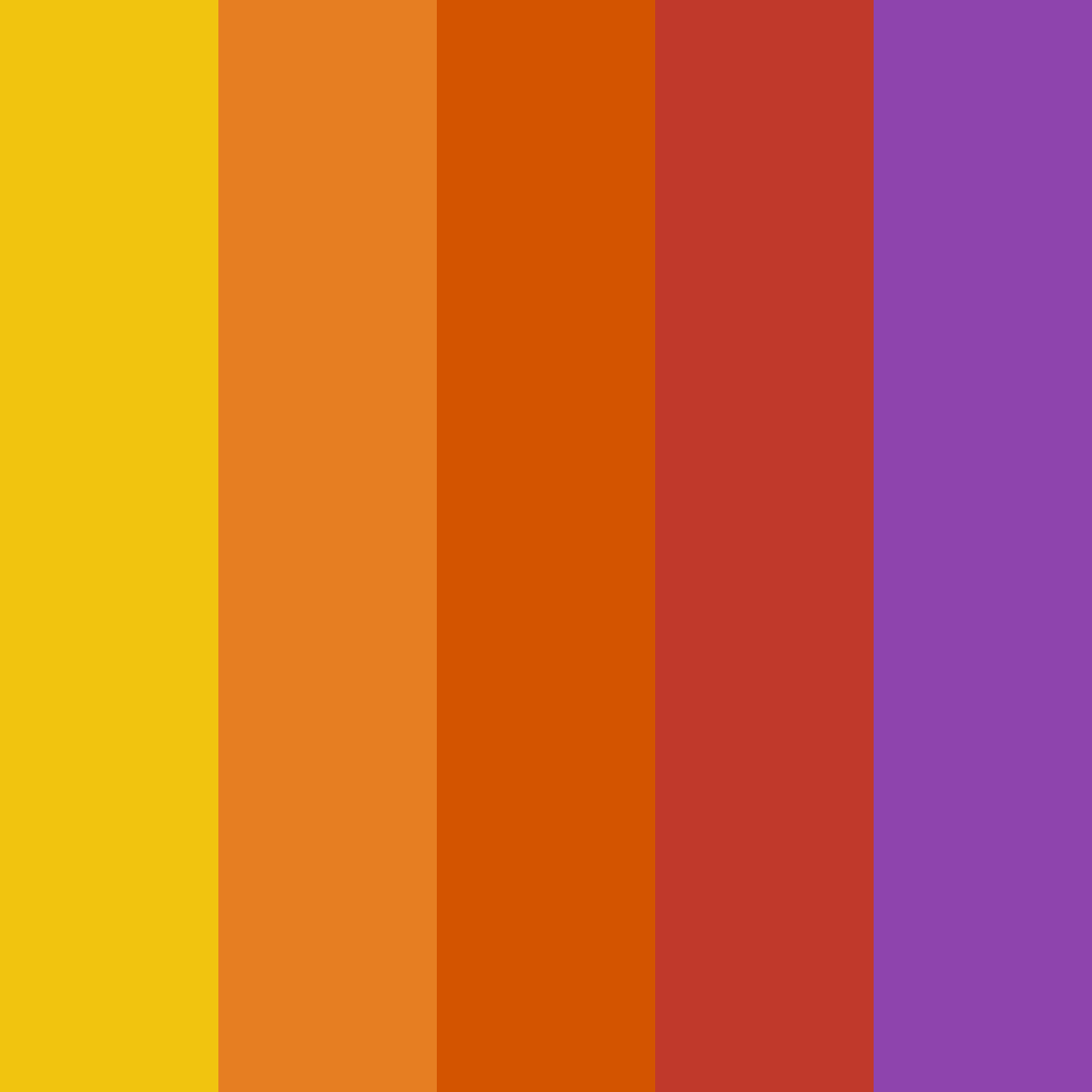 Download beastly yellow color palette PNG image (square)