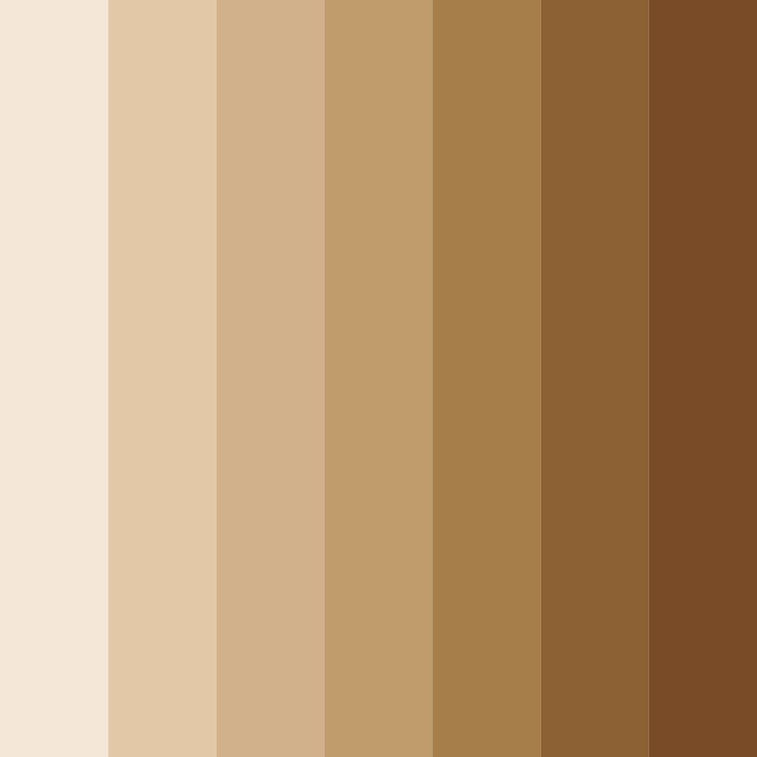 Download sandy dune hues color palette PNG image (square)