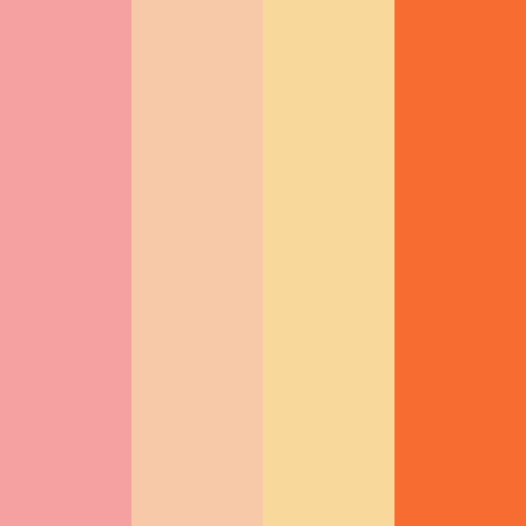 Download serene dusk color palette PNG image (square)