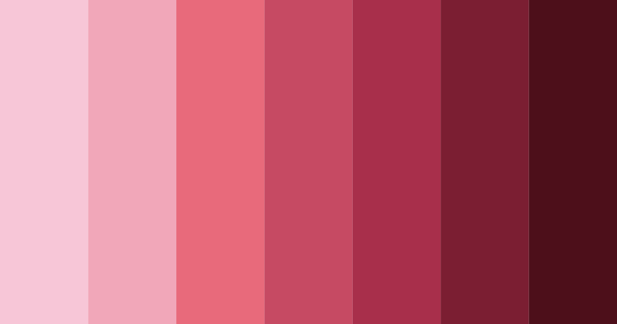 Download crimson petal serenade color palette PNG image (landscape)