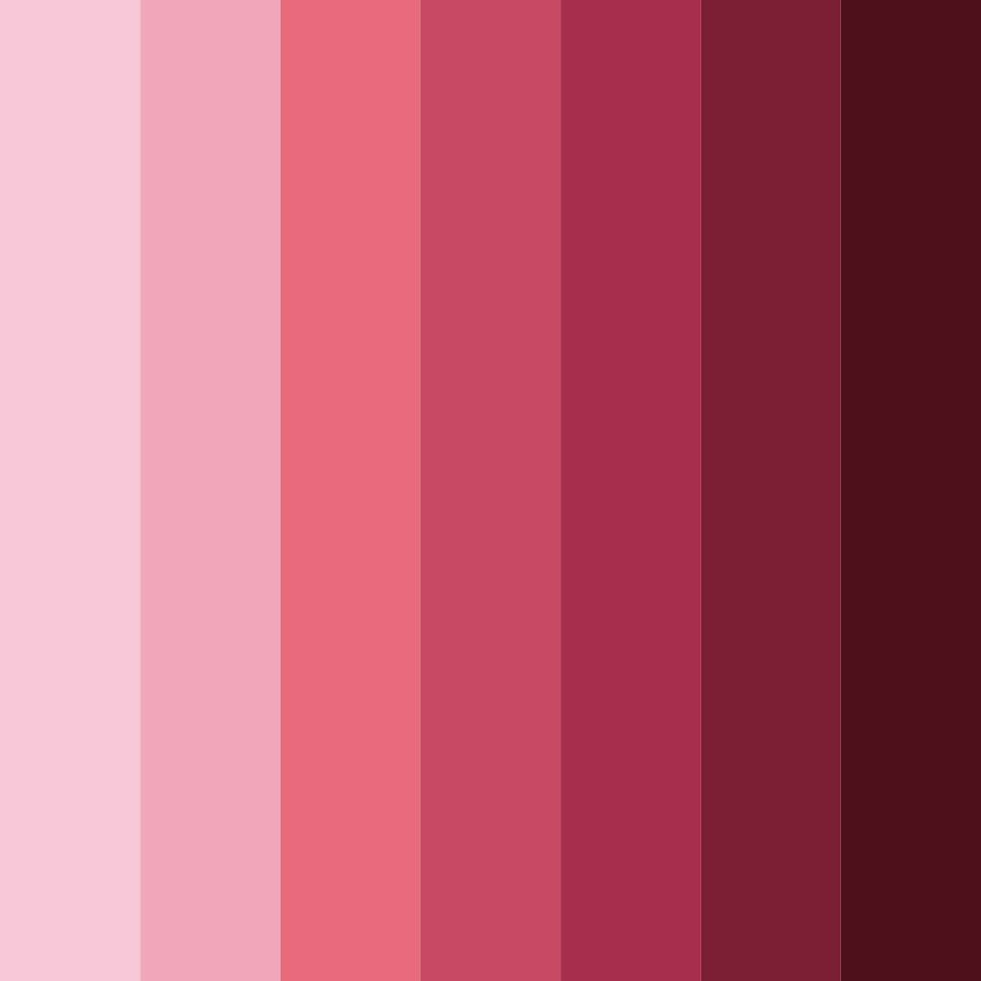 Download crimson petal serenade color palette PNG image (square)