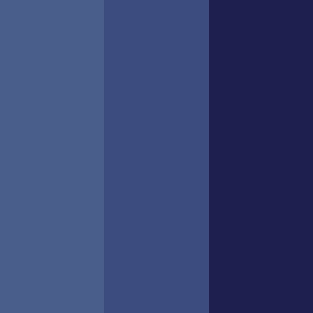 Download midnight blues color palette PNG image (square)