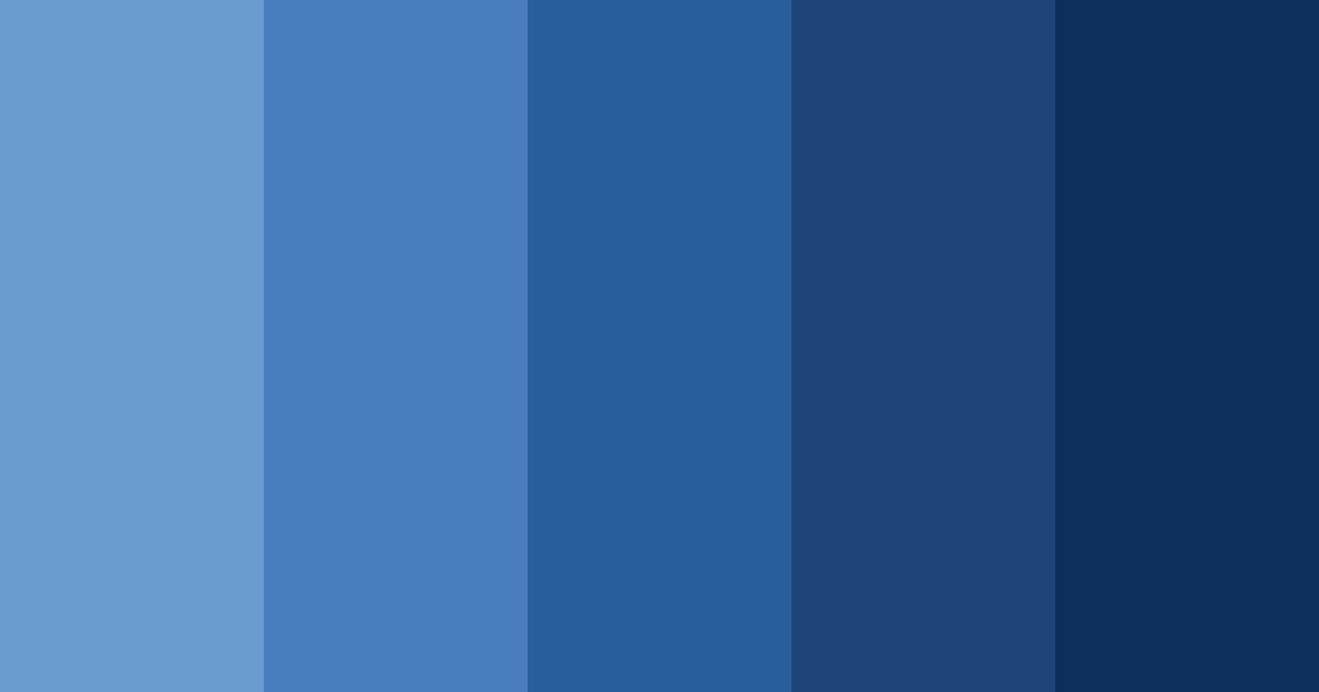 Download midnight blue shades color palette PNG image (landscape)