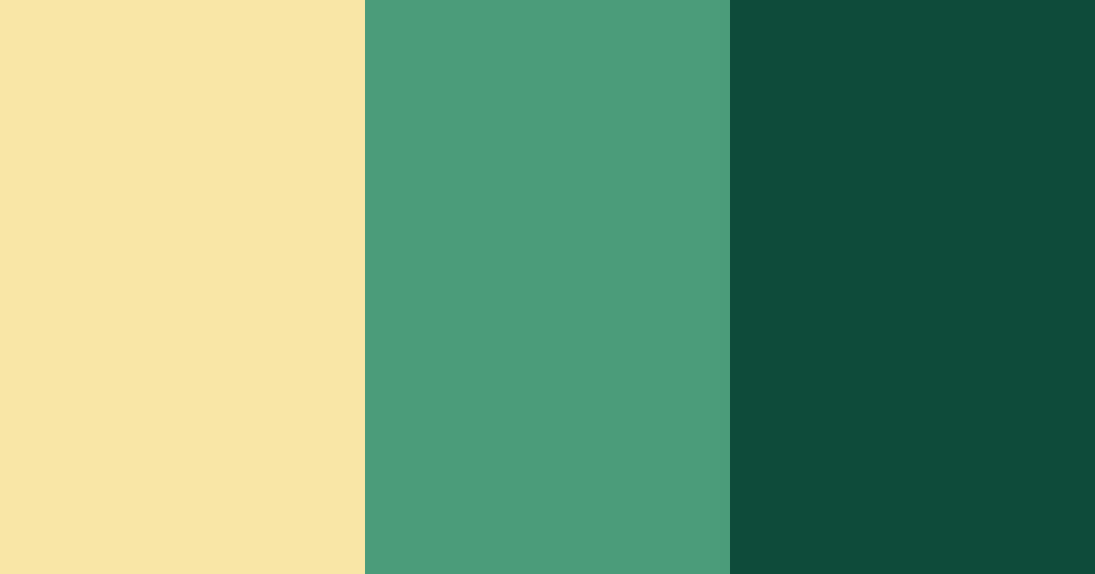 Download creamy green color palette PNG image (landscape)