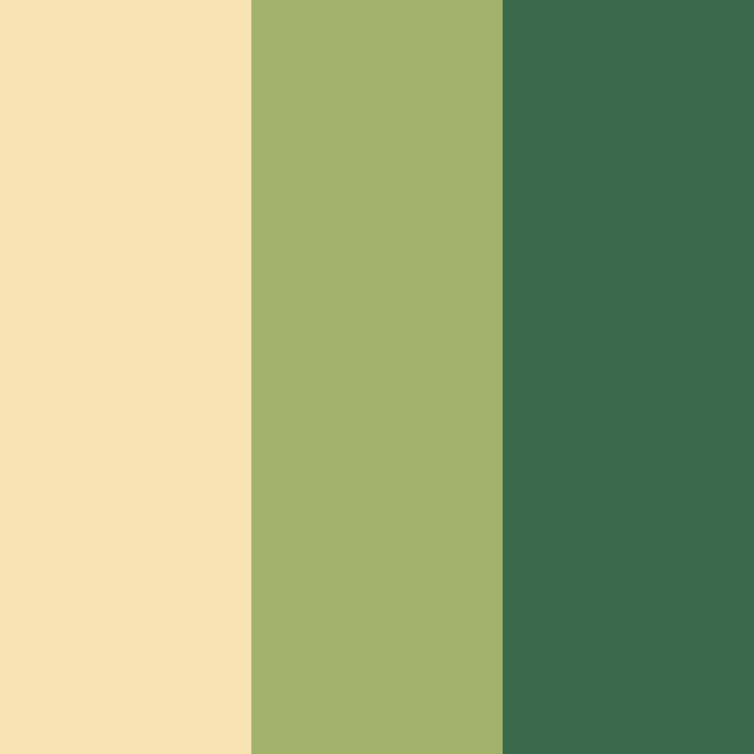 Download golden cream and verdant sky color palette PNG image (square)