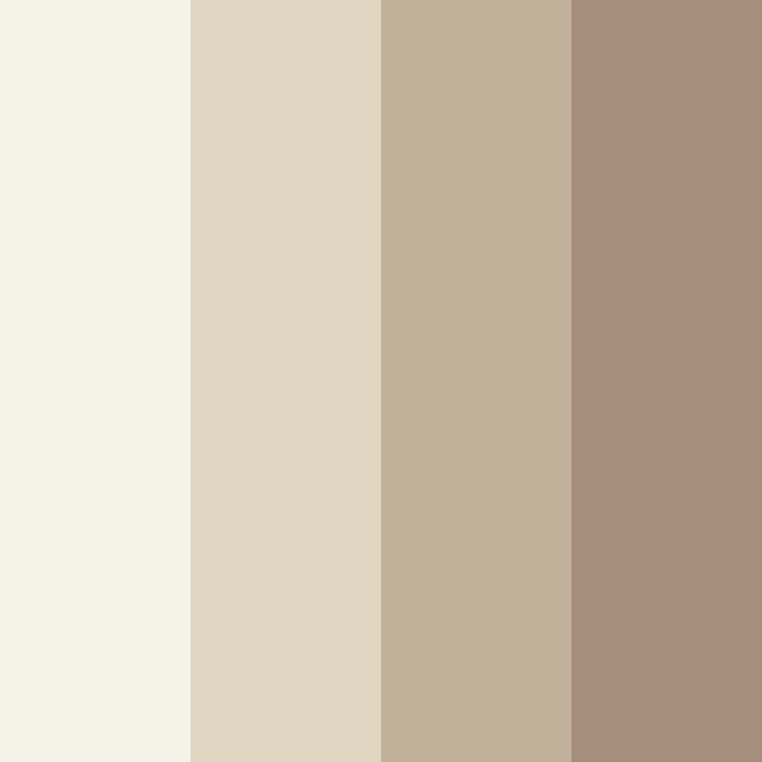 Download soft sandstone serenity color palette PNG image (square)