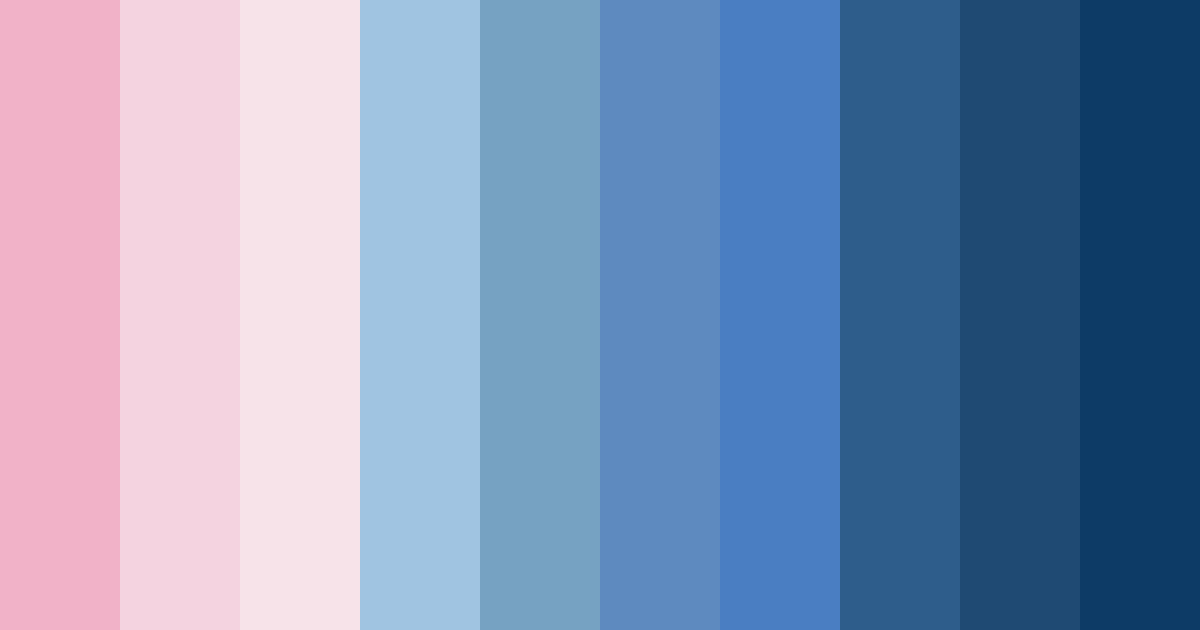 Download blue rose color palette PNG image (landscape)