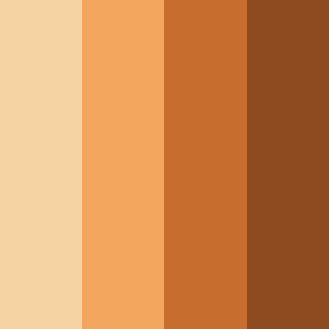 Download warm maroc color palette PNG image (square)