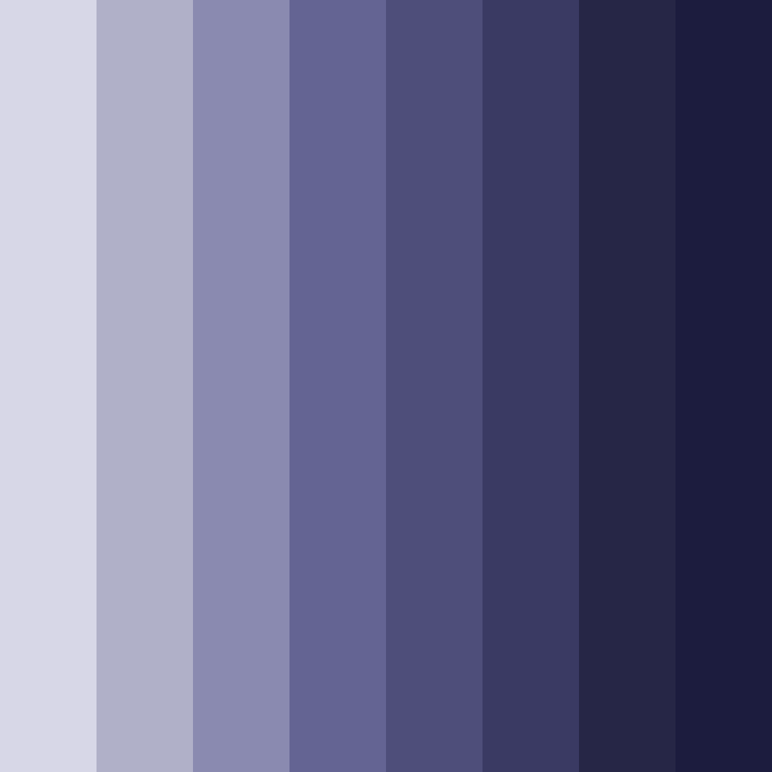 Download midnight mist color palette PNG image (square)