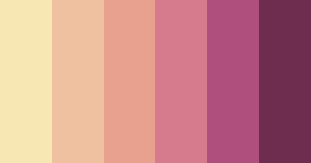 Download dusky rosewood dream color palette PNG image (landscape)