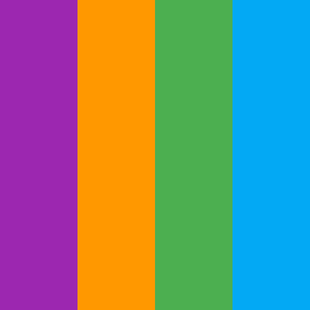 Download vibrant jewel tones color palette PNG image (square)