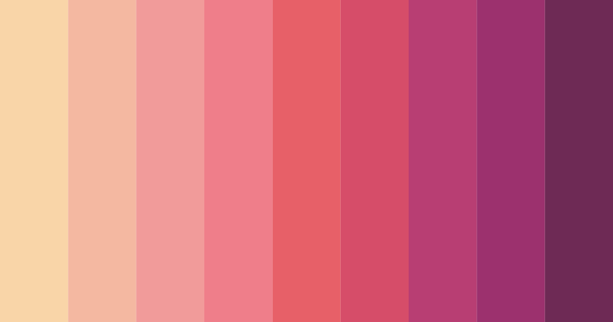 Download pink drink party color palette PNG image (landscape)