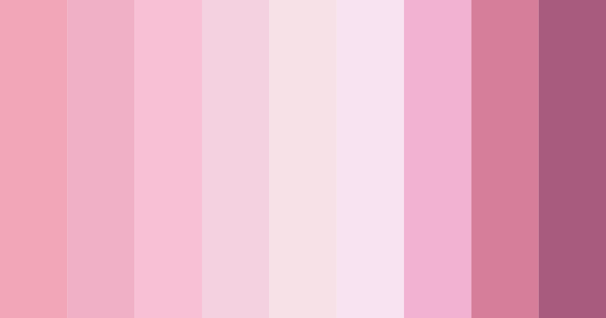 Download pink party color palette PNG image (landscape)