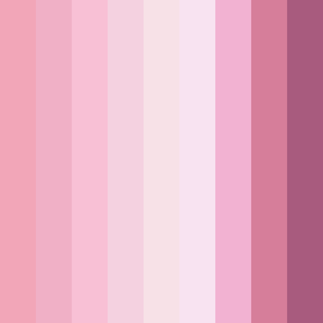 Download pink party color palette PNG image (square)