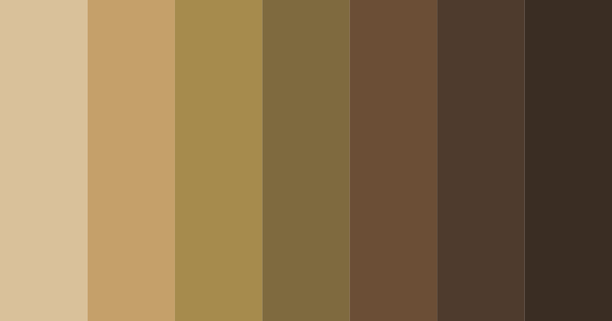 Download earthen harmony color palette PNG image (landscape)