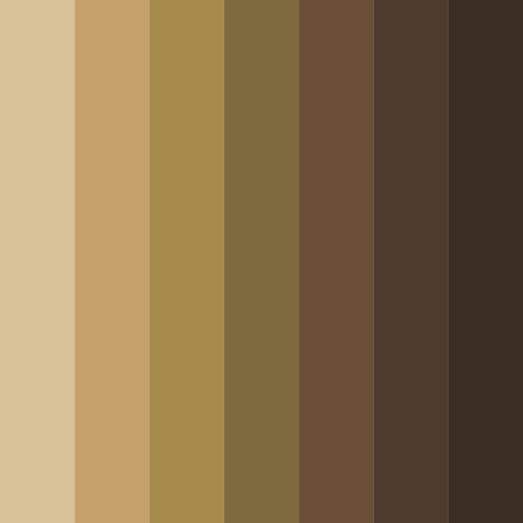Download earthen harmony color palette PNG image (square)