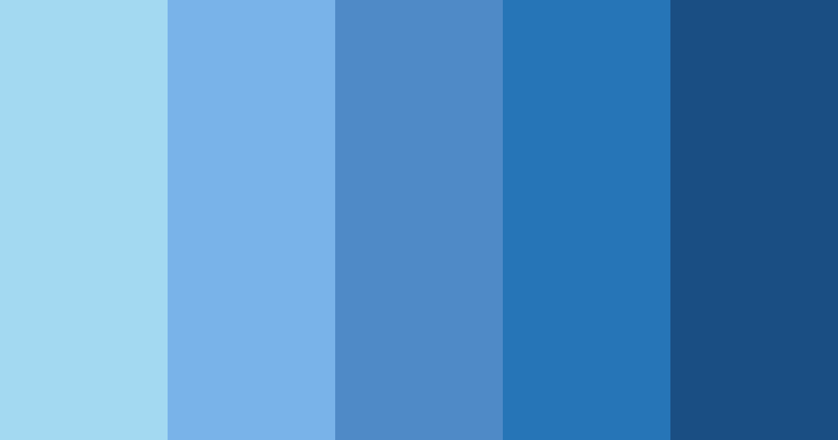 Download azure dreams color palette PNG image (landscape)