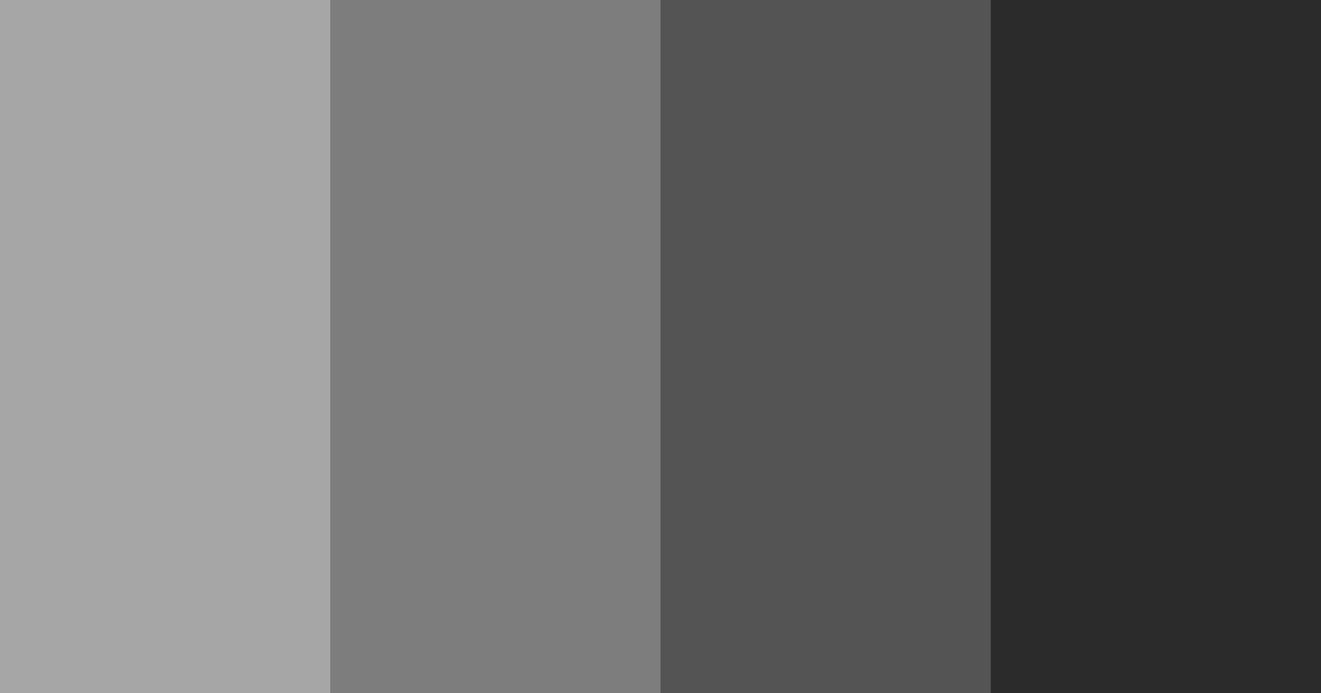 Download shades of ash black color palette PNG image (landscape)