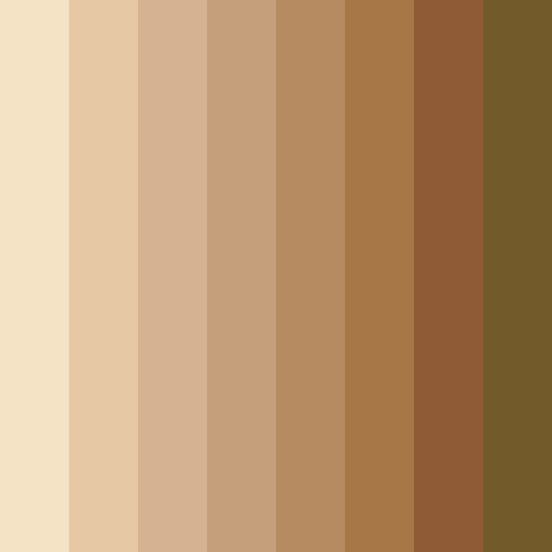 Download brown paper dreams color palette PNG image (square)