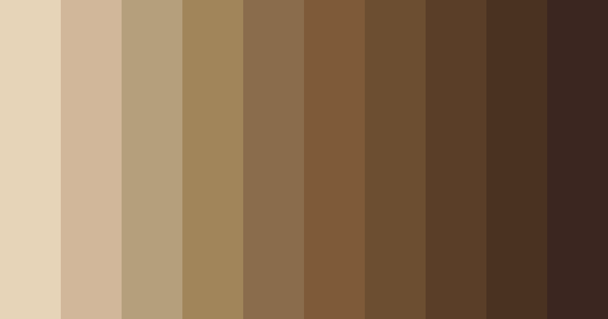 Download brown paper shades color palette PNG image (landscape)