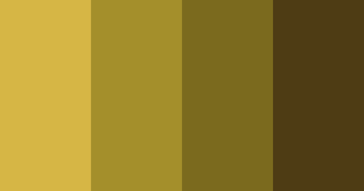 Download golden king color palette PNG image (landscape)