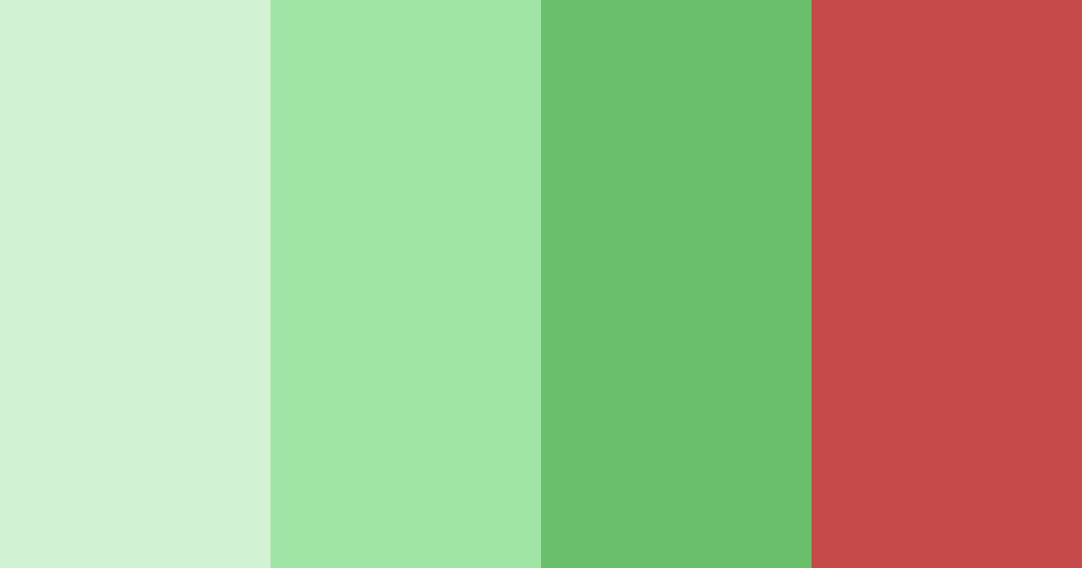 Download shades of green and red color palette PNG image (landscape)